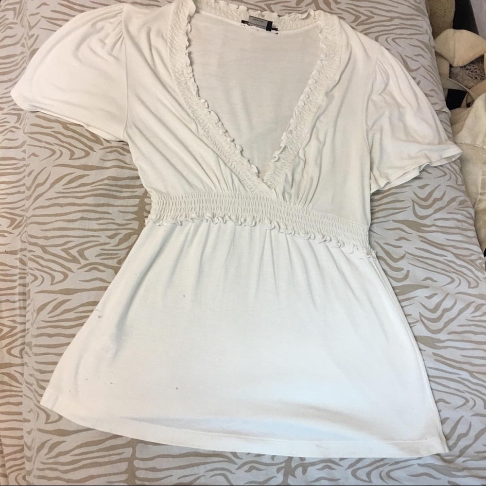 White bCBG tunic